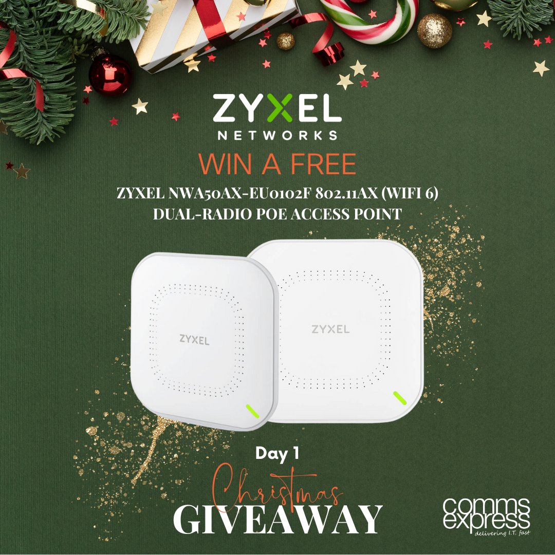 12 Days of Commsmas 🎄

Day 1: Win a FREE Zyxel Access Point!

All you have to do to win this access point is comment the answer to this question below:
"What is the traditional Christmas drink made with brandy, sugar, eggs, and spices?"

#12DaysofCommsmas