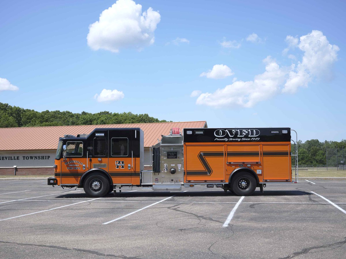 KMEFire's tweet photo. Take a look at our #truckofthemonth for December - this KME Custom Top Mount Pumper for the Orangeville Volunteer Fire Department in Michigan! Order your 2025 KME Calendars here https://t.co/LtKQrouBat #KMEfire #firetruck #firefighter #orangevillemi https://t.co/cpDo923BjG