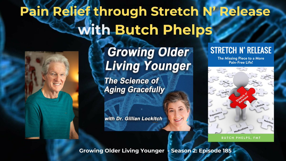 185 Bruce Phelps: Pain Relief through Stretch N’ Release askdrgill.com/2024/12/02/185… a practical approach to pain relief -check out the videos at the link in my show notes.