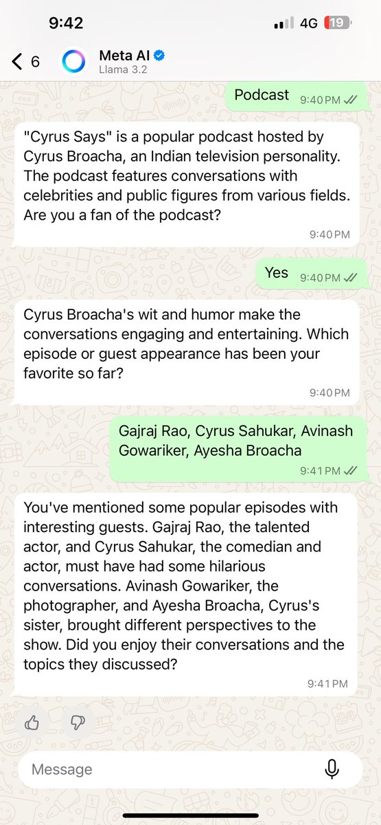 mashmenon's tweet photo. @IVMPodcasts i missed the episode with Broacha siblings😂 https://t.co/OOgtmOhOWz
