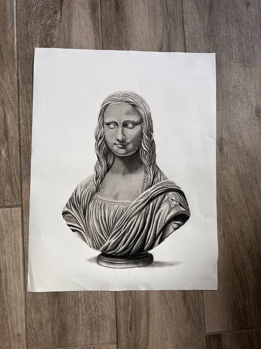 Por aquí nueva obra! Carboncillo 70x50
Quien quiera estoy pintando casi a diario en directo por TikTok es más que bienvenid@ TikTok-manolink_arte
tiktok.com/@manolink_arte…
#art #monalisa #carbon
