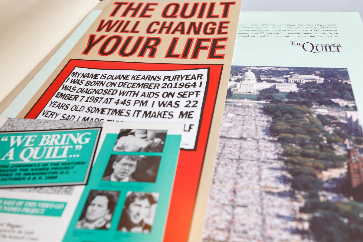 librarycongress's tweet image. NEWS: The Library of Congress has released a groundbreaking online collection of the National AIDS Memorial Quilt Records, making one of the most poignant symbols of the AIDS epidemic in the U.S. available to a global audience. 
newsroom.loc.gov/news/library-o…