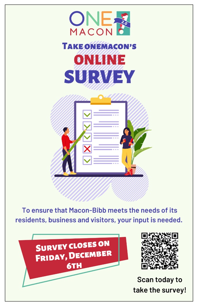Knight Macon (@knightmacon) on Twitter photo Got 5 minutes? 📲 Help us build a better Macon-Bibb! Take <a href="/newtownmacon/">Newtownmacon</a>'s community survey and share what matters to you.
Open through Dec. 6. Click here to start: surveymonkey.com/r/FVHM6KL
#OneMacon #MaconBibb #Macon Got 5 minutes? 📲 Help us build a better Macon-Bibb! Take <a href="/newtownmacon/">Newtownmacon</a>'s community survey and share what matters to you.
Open through Dec. 6. Click here to start: surveymonkey.com/r/FVHM6KL
#OneMacon #MaconBibb #Macon