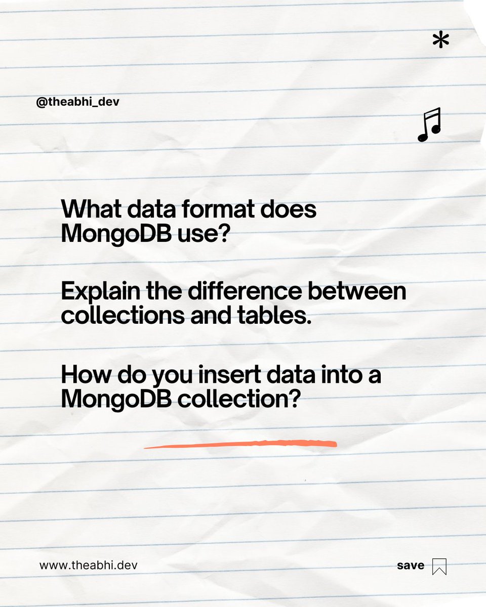 theabhi_dev's tweet image. Key Questions on MongoDB and NoSQL! 💡 Level up your database knowledge with these essential concepts and ace your interviews. 🚀 #DatabaseInterview #MongoDB #NoSQL #MERNChallenge
