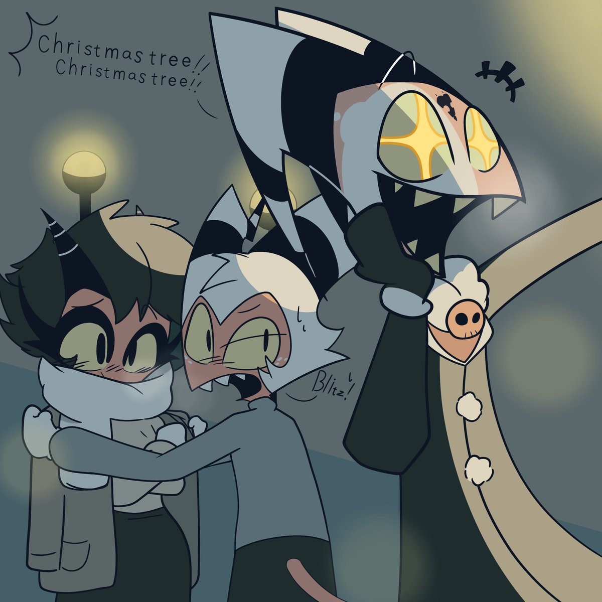 #helluvaboss #Blitzø #Moxxie #Millie