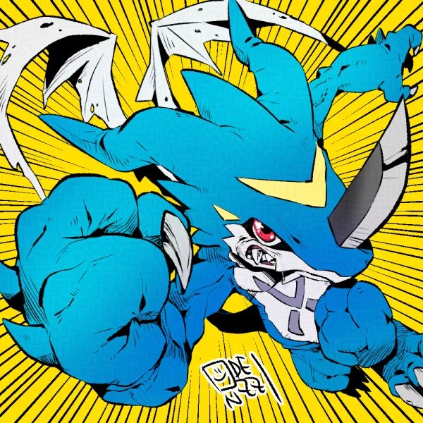 ワンドロ～～!エクスブイモン見参#オデンのワンドロ 