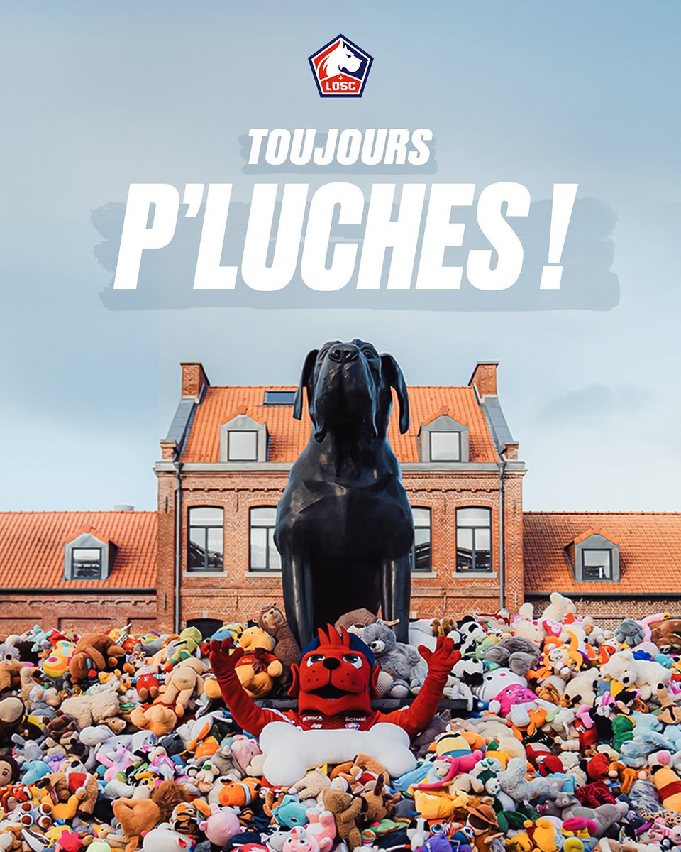 losclive's tweet photo. 🧸👏Pour #LOSCSB29 ce vendredi, le LOSC et ses supporters organisent de nouveau une grande collecte solidaire de peluches pour les enfants dans le besoin à l'approche de Noël ! 🎄

Soyez au rendez-vous !