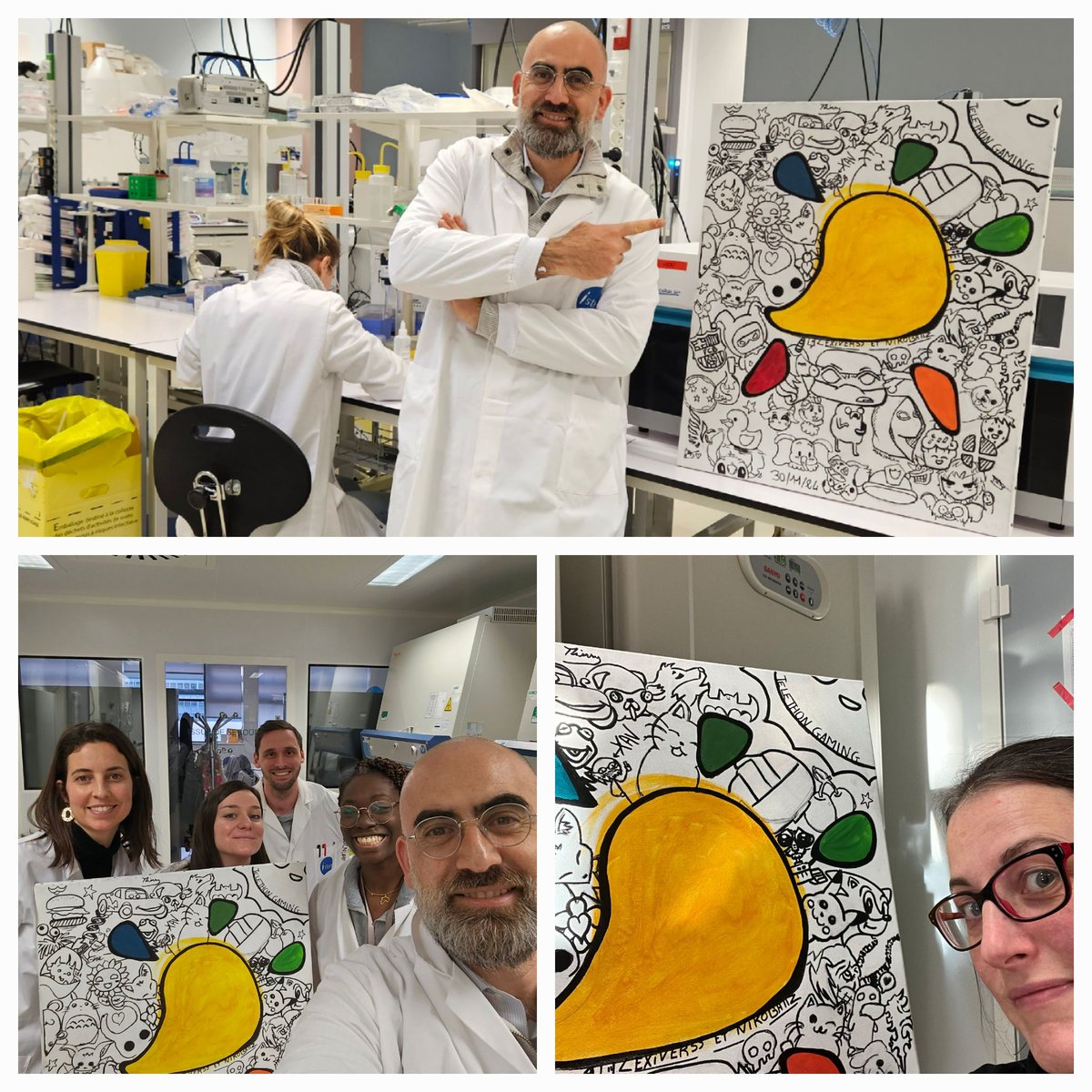 Un immense merci à, Lexiverss,  <a href="/NikoBall_Z/">NikoBallZ</a> et à tous les streameurs du #Téléthongaming pour ce chef-d'œuvre réalisé lors de l'édition 2024 ! Promesse tenue : le voila dans nos labos ! Merci ! #Téléthon2024