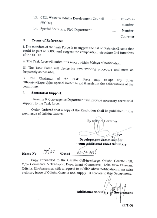 ArgusNews_in's tweet photo. #Odisha Government has constituted a task force headed-by Minister of School & Mass Education Nityananda Gond for creation of 'Southern Odisha Development Council' (#SODC).
The task force would submit its report to the government within 30 days of its formation. https://t.co/RZtg9MeYMK