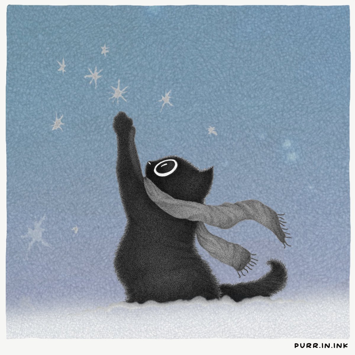 🐈‍⬛❄️🤍