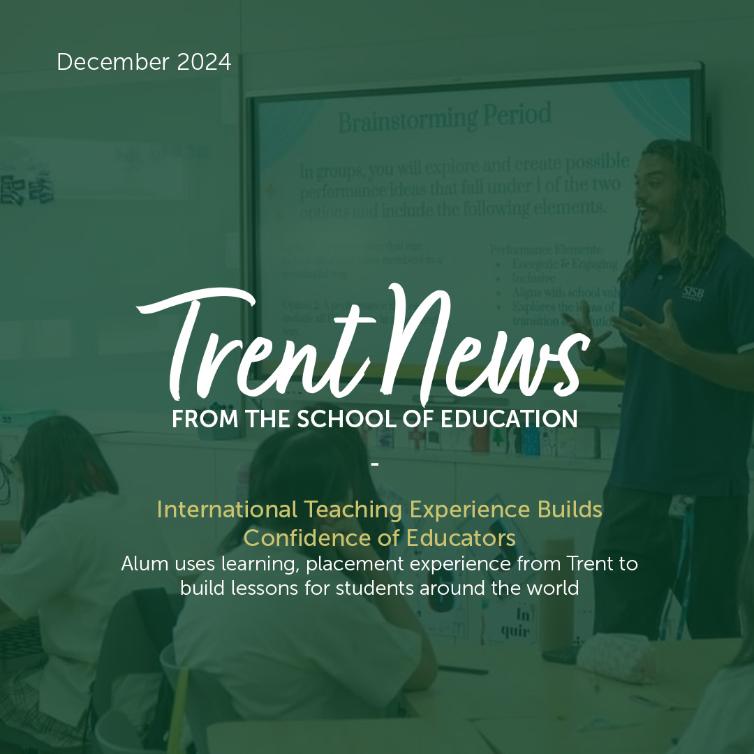 International Teaching Experience Builds Confidence of Educators: Alum uses learning, placement experience from Trent to build lessons for students around the world.

FULL STORY: trentu.ca/news/story/413…

<a href="/TrentUniversity/">Trent University</a> <a href="/TrentAlumni/">Trent Alumni</a>