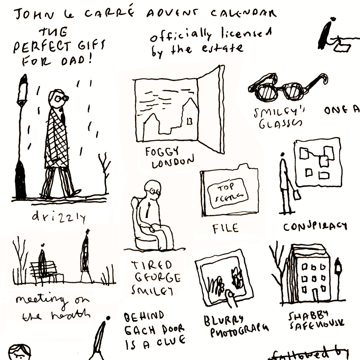 Sketchbook doodling for the cartoon quoted below... 