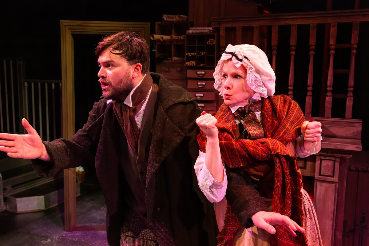 The Fezziwig party is in full swing at Eastern Angles! 

Join us 28 November - 5 Jan in Ipswich and 8-11 Jan in Woodbridge! Your invite is waiting:  buff.ly/47ZlPHy

Check out our stunning production photos! 

📸Mike Kwasniak