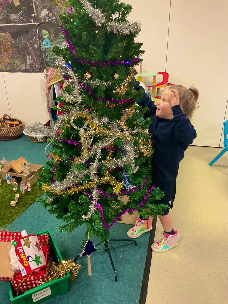 MonktonKG's tweet photo. The Kindness Elves have arrived to spend some time in #MonktonKindergarten this year as well. They encourage us to do something kind each day. 😊 Today we decorated our class Christmas tree &amp; added decorations to the school one too! 🎄We wonder what the new challenges will be. 🤔 https://t.co/MTIpBBqX8h