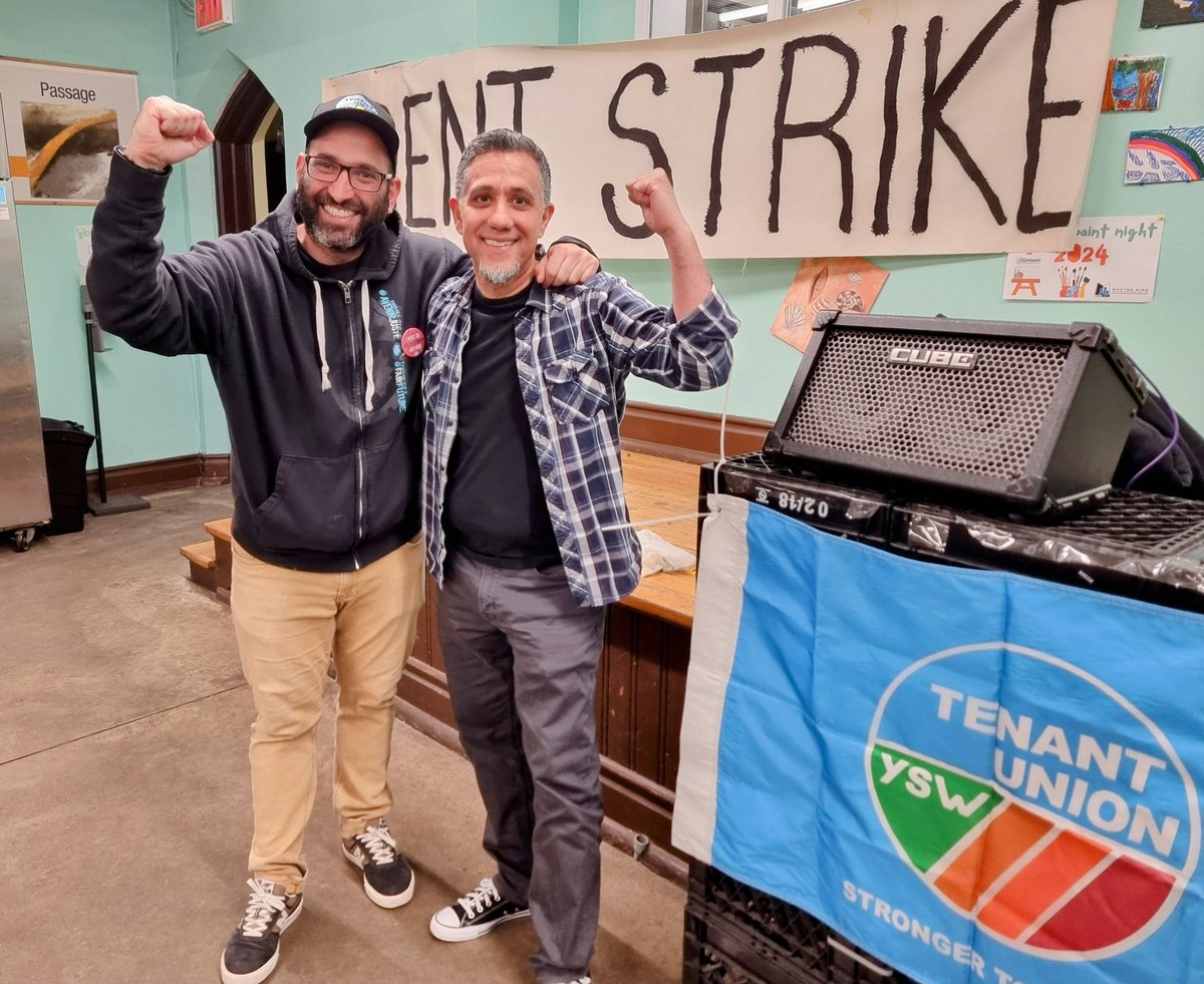 Nav_Sid2's tweet photo. Great event yesterday by @YSWtenants bringing together community and allies to celebrate their inspiring victory after their 16-month rent strike against a corporate landlord who kept squeezing and profiting off tenants through unfair above-guideline rent increases #solidarity https://t.co/xXBO7aWYYn
