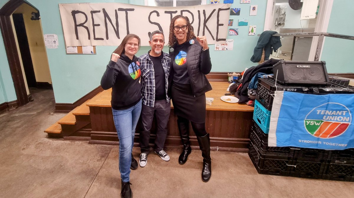 Nav_Sid2's tweet photo. Great event yesterday by @YSWtenants bringing together community and allies to celebrate their inspiring victory after their 16-month rent strike against a corporate landlord who kept squeezing and profiting off tenants through unfair above-guideline rent increases #solidarity https://t.co/xXBO7aWYYn