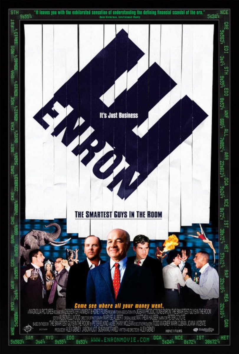 tradeboicarti16's tweet photo. With @Enron trying to make a comeback, I’m old enough to remember the harm they brought to people and their savings/retirement. I encourage you to watch the documentary 

“The Smartest Guys in the Room”

One of the greatest frauds in American History. https://t.co/SfaAD2ud7D