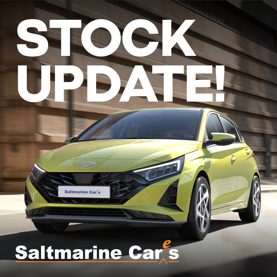 📣 Save £2,650 on a New Hyundai i20 Advance. 2 coming into stock this month from only £269 per month.

Find out more &gt;&gt; saltmarine.com/hyundai/offers…

6.9% APR