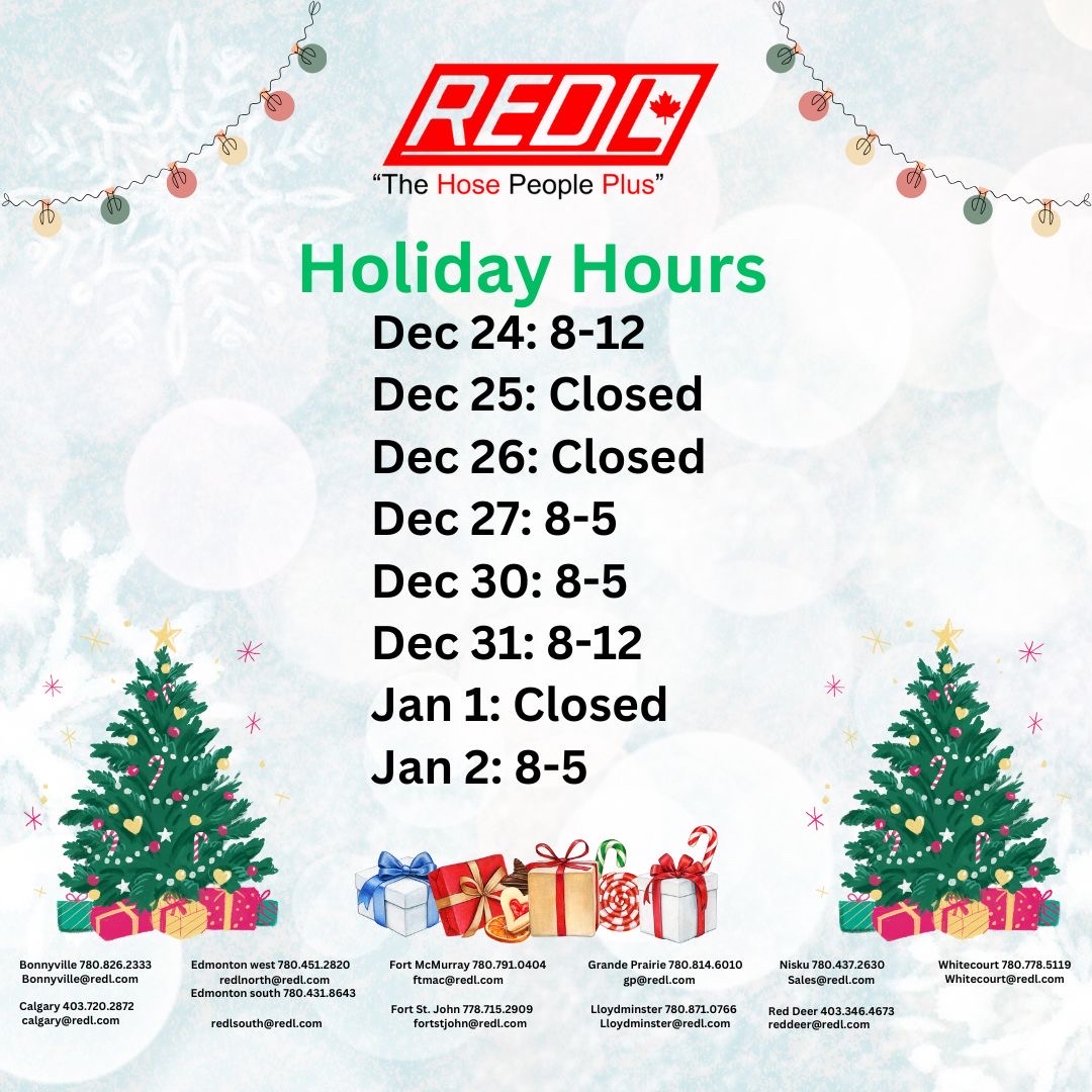 Holiday Hours for ALL Red-L Locations!

Merry Christmas &amp; Happy Holidays from everyone here at Red-L