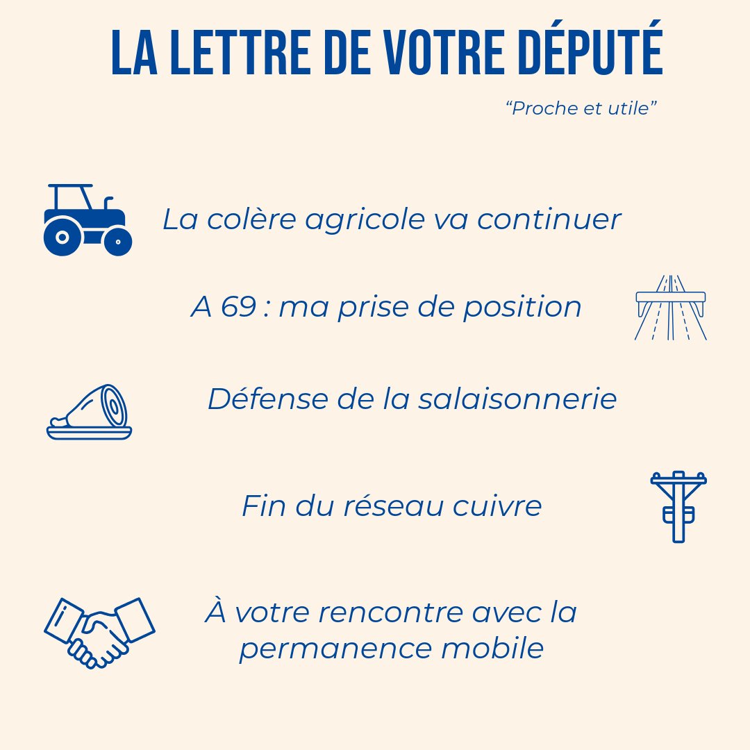 PBonnecarrere81's tweet image. #Toutpartduterrain
📰Vous souhaitez en savoir plus ? Découvrez la newsletter du député et abonnez-vous dès maintenant pour ne rien manquer ! #Tarn 
La newsletter -&amp;gt; urlr.me/pYeWf3