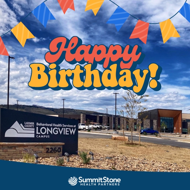 "As we commemorate the one-year anniversary of the Acute Care facility on the Longview campus, we want to thank the voters of #LarimerCounty for their trust and support. Happy Birthday Longview!