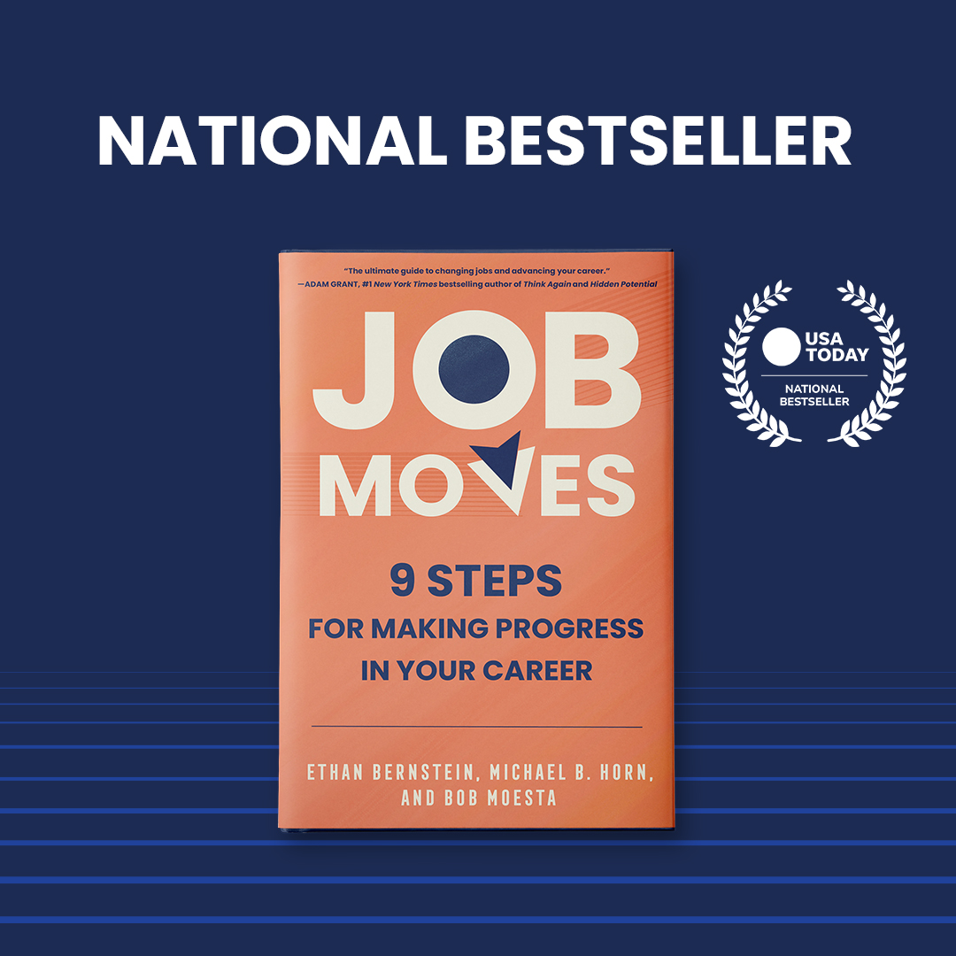 michaelbhorn's tweet image. Thank you so much to all of you who have purchased copies of the book I wrote with @ethanbernstein and @bmoesta , Job Moves, to help you or those around you make progress in your career and life.
Because of you, we debuted at 19 on the USA TODAY bestseller list:…