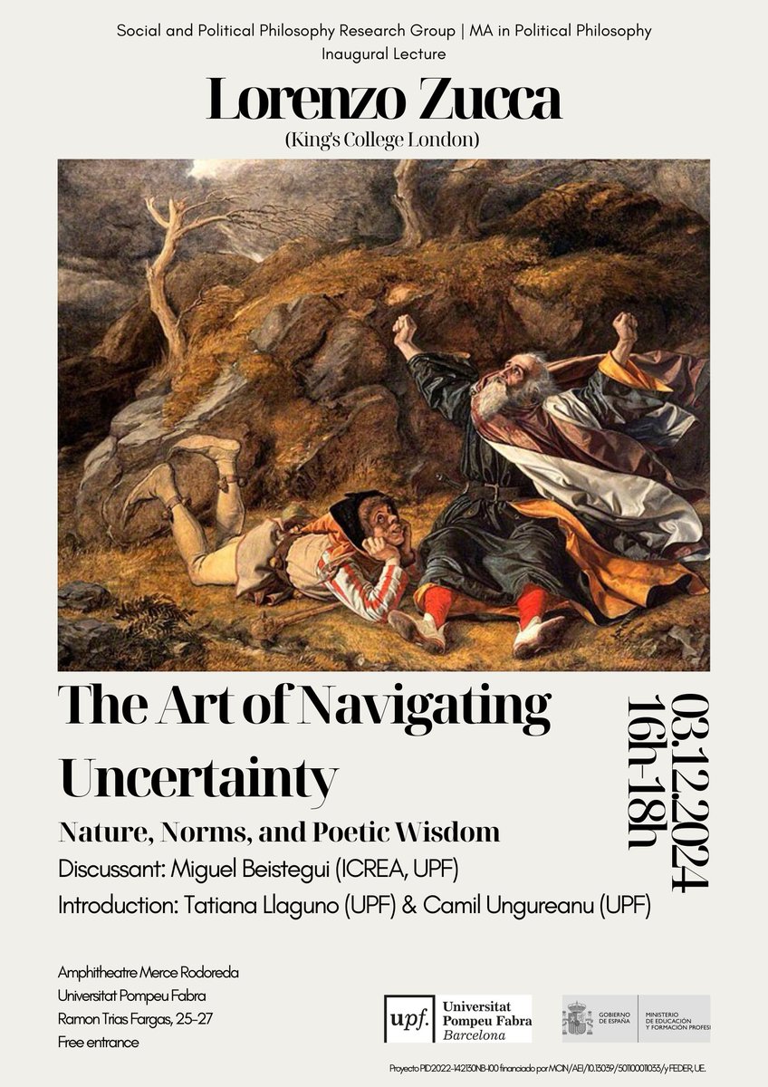 BCN Network for Critical Thought & Social Research (@bcnnetworkct) on Twitter photo Mañana <a href="/Lzucca/">Lorenzo Zucca</a> estará impartiendo esta conferencia inaugural en la <a href="/UPFBarcelona/">UPF Barcelona</a>. Miguel de Beistegui será su discussant. ¡Veniros si estáis por aquí! Mañana <a href="/Lzucca/">Lorenzo Zucca</a> estará impartiendo esta conferencia inaugural en la <a href="/UPFBarcelona/">UPF Barcelona</a>. Miguel de Beistegui será su discussant. ¡Veniros si estáis por aquí!