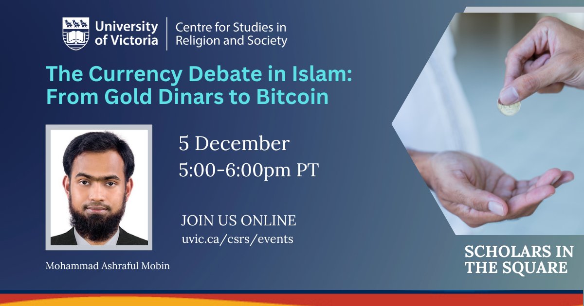 Scholars in the Square is excited to host CSRS visiting research fellow Ashraful Mobin and dialogue partner Daromir Rudnyckyj (UVic Anthropology) this Thursday. This is the final lecture of the Fall semester. Join us!