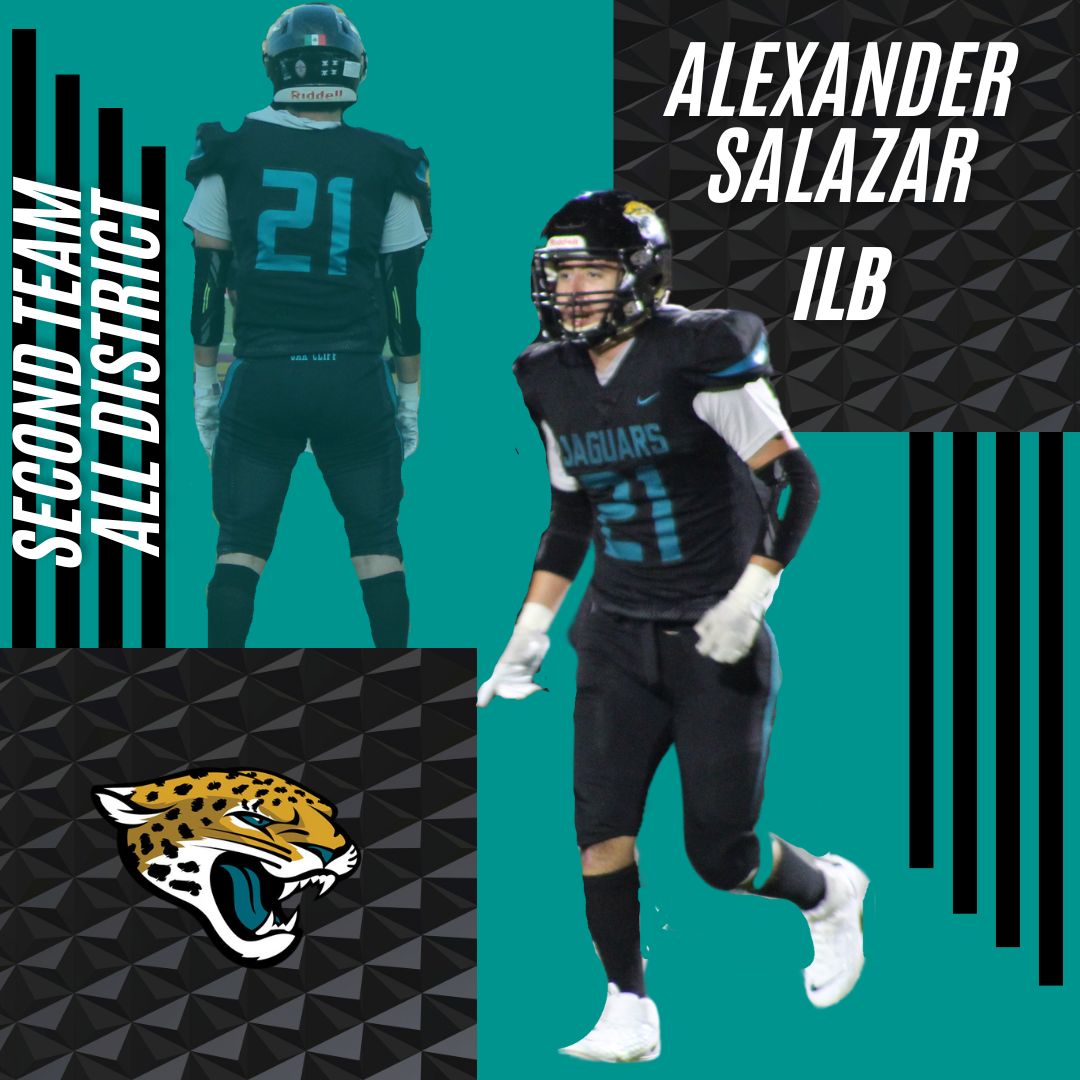 RecruitMoJags (@recruitmojags) on Twitter photo Congrats to <a href="/21_Alex_S/">Alexander Salazar</a> on getting 2nd Team All District Honors. High Character, High Academic, Hard nosed Football player right here‼️
Thank you for your Leadership, Time & Effort
JUICE
ATTITUDE
GROWTH
SUCCESS
<a href="/dallasathletics/">Dallas ISD Athletics</a> <a href="/Coachbru3/">Coachbru</a> <a href="/JacobNunez27/">Jacob Nuñez</a> <a href="/MolinaHigh/">Moises E. Molina High School</a> Congrats to <a href="/21_Alex_S/">Alexander Salazar</a> on getting 2nd Team All District Honors. High Character, High Academic, Hard nosed Football player right here‼️
Thank you for your Leadership, Time & Effort
JUICE
ATTITUDE
GROWTH
SUCCESS
<a href="/dallasathletics/">Dallas ISD Athletics</a> <a href="/Coachbru3/">Coachbru</a> <a href="/JacobNunez27/">Jacob Nuñez</a> <a href="/MolinaHigh/">Moises E. Molina High School</a>