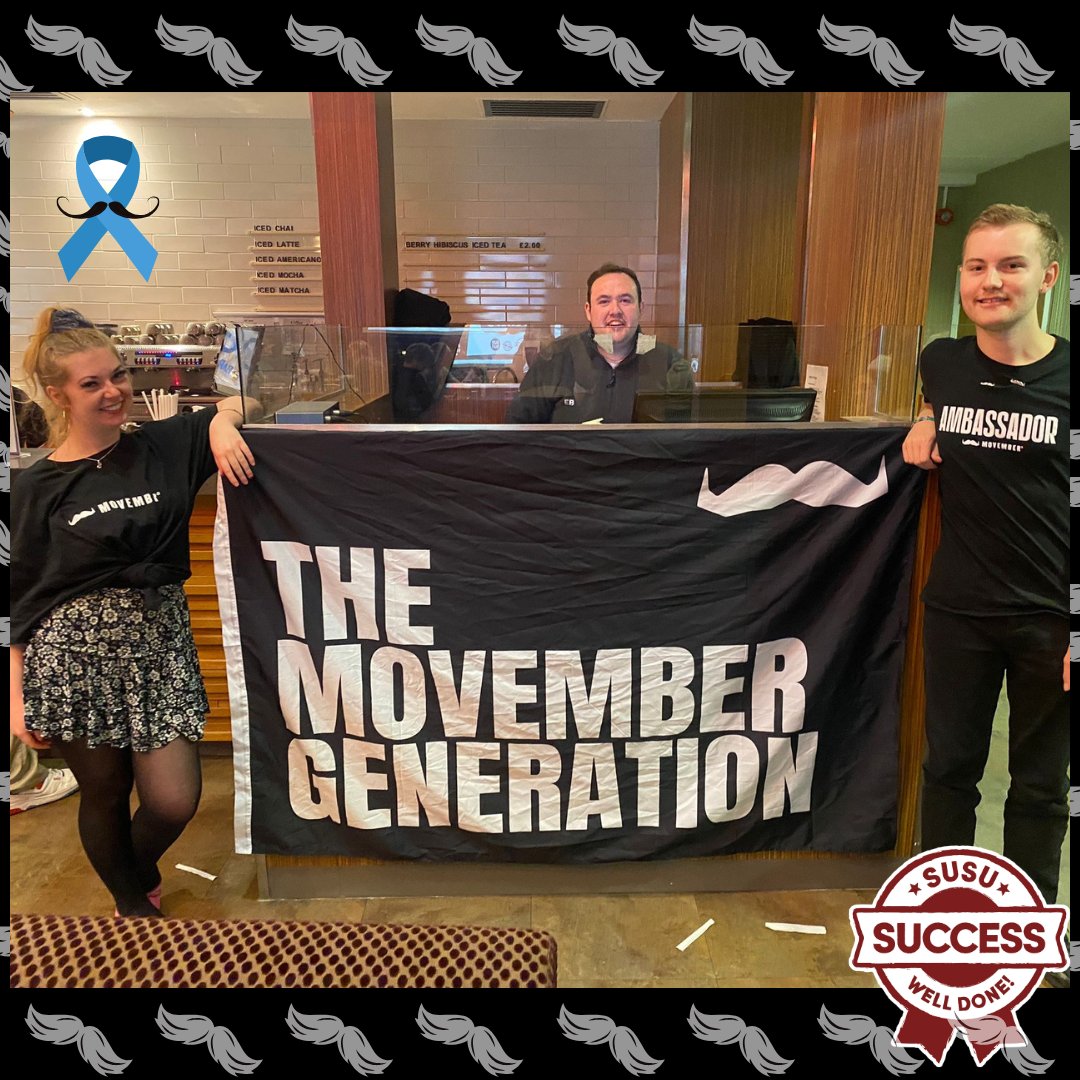 What an achievement! 

A huge well done to our fundraising society, RAG, who have been raising money for Movember. The current total is a whopping £31,189!!

People can still donate until Monday 9 December, 10pm. Congrats guys! #SUSUSuccess