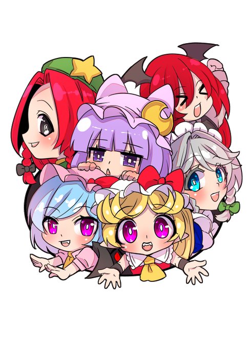 フランドール・スカーレット ,紅美鈴 ,十六夜咲夜 ,小悪魔(東方