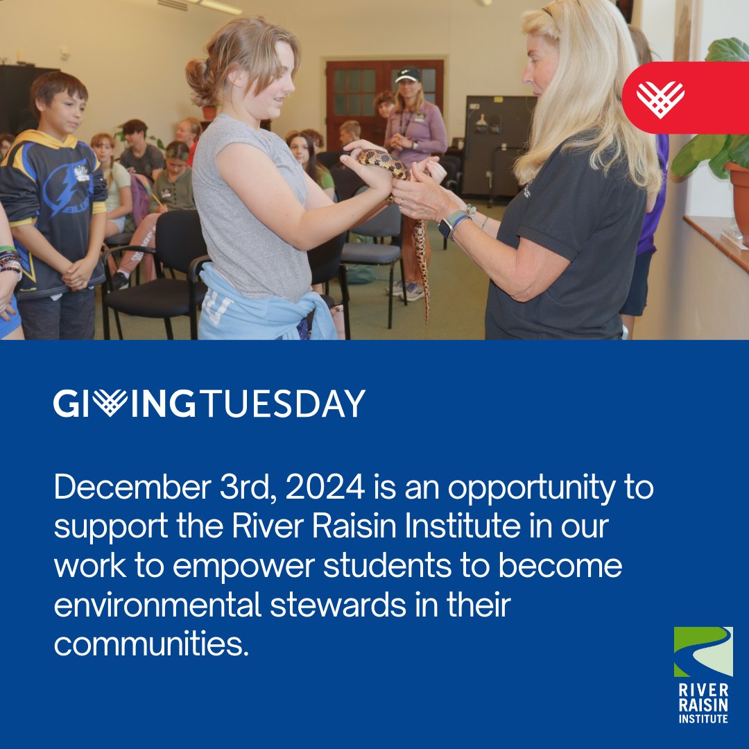 ProgramCoordin3's tweet image. Tomorrow is #GivingTuesday! 

Check out our Giving Tuesday campaign here -&amp;gt; givebutter.com/7GTlIA

#monroemichigan #MonroeMI #environment #nonprofit
