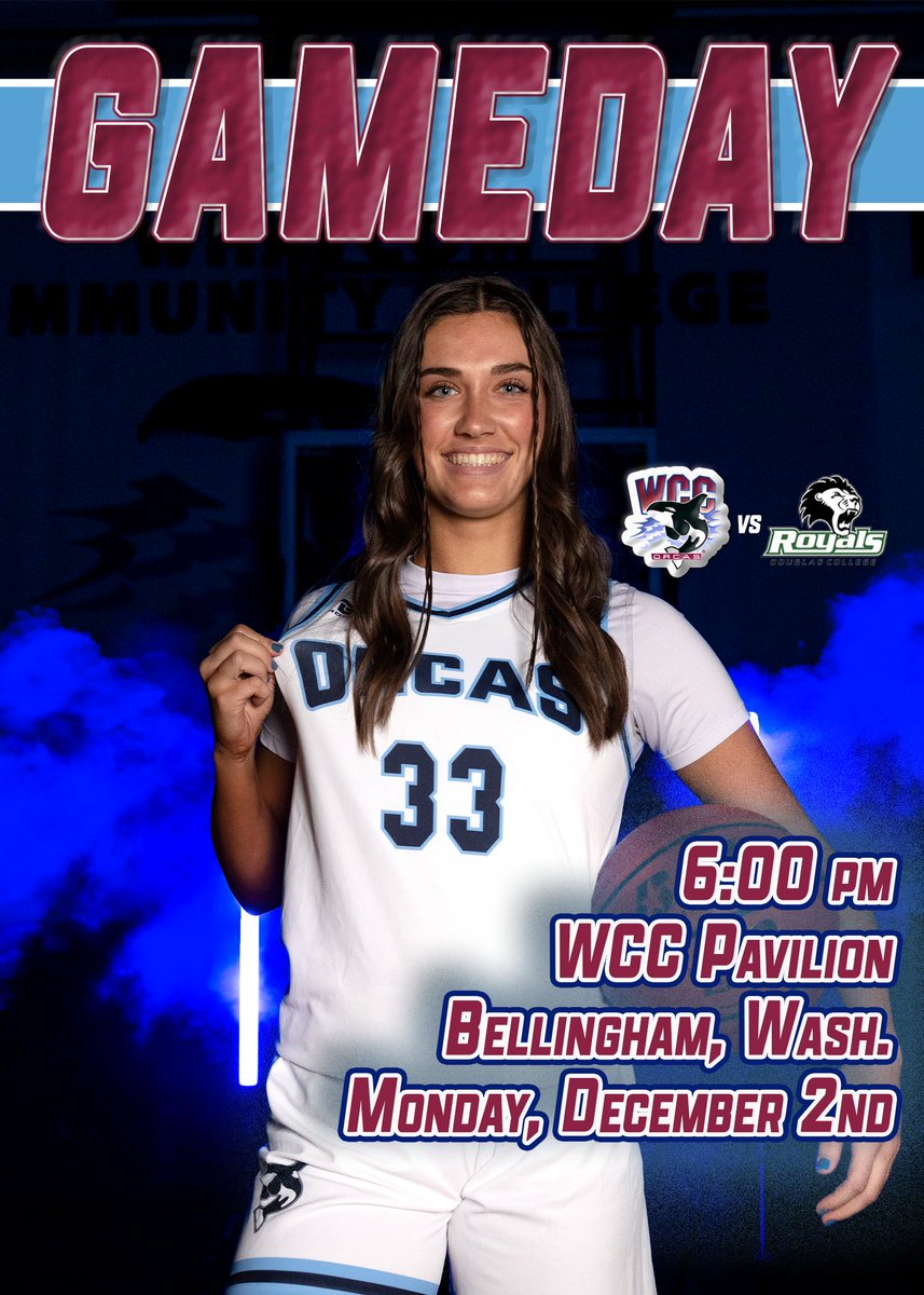 Whatcom CC Orca Athletics (@whatcomorcas) on Twitter photo Orcas Take on Their Canadian Foes From Douglas Tonight in the Pavilion!
Live Stream: nwacsportsnetwork.com/whatcom/
<a href="/WhatcomCC/">Whatcom Community College</a> <a href="/NWACSports/">NWAC</a> <a href="/WhatcomCCWBB/">Whatcom CC Women’s Basketball</a> Orcas Take on Their Canadian Foes From Douglas Tonight in the Pavilion!
Live Stream: nwacsportsnetwork.com/whatcom/
<a href="/WhatcomCC/">Whatcom Community College</a> <a href="/NWACSports/">NWAC</a> <a href="/WhatcomCCWBB/">Whatcom CC Women’s Basketball</a>