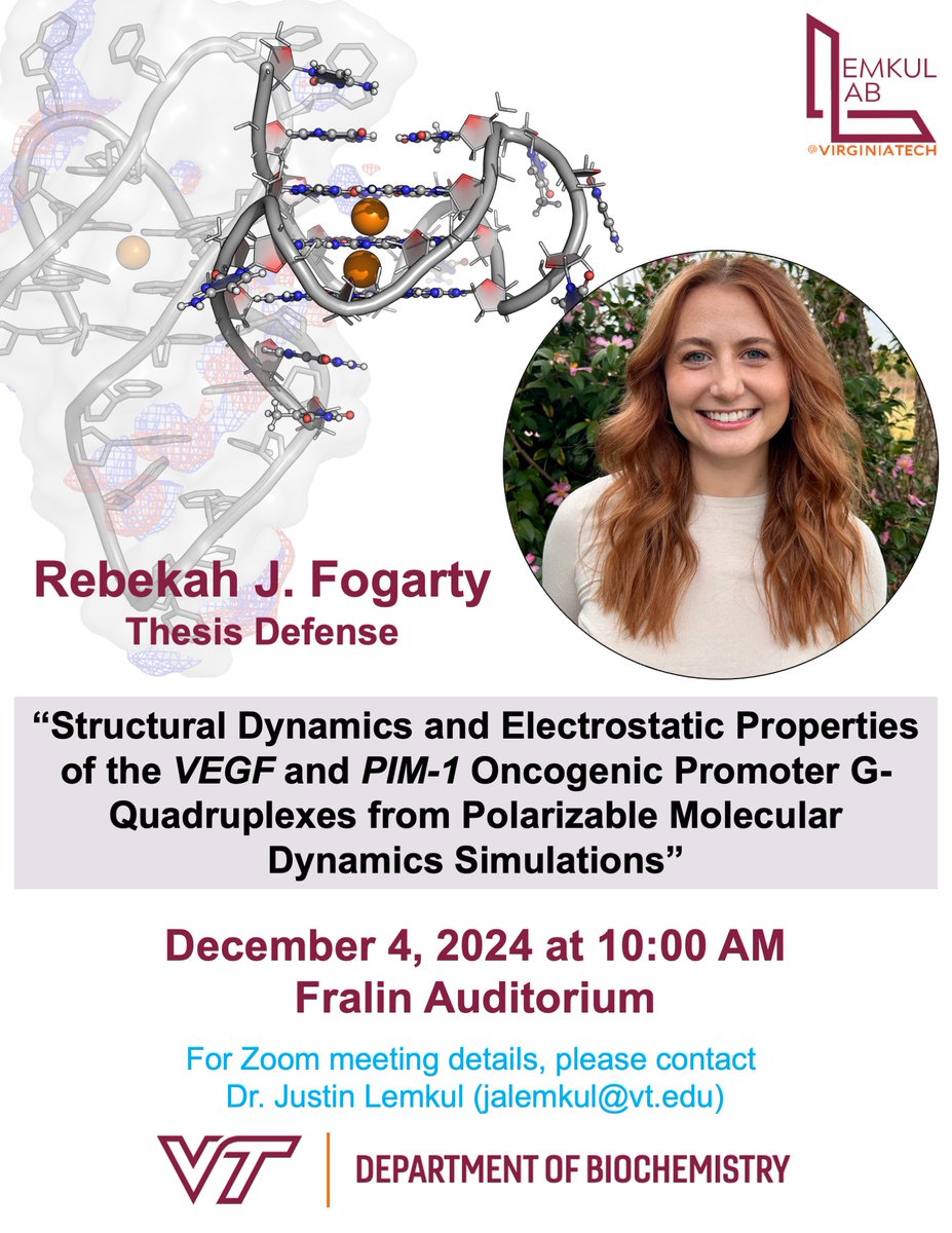 🎓🎉It's that time of the semester again! Graduation season is upon us, and it's time to celebrate those amazing grad students who are about to defend their theses or dissertations.! 🎓🎉 #gradstudent #HokieGrad   Rebekah J. Fogarty 🥳Thesis Defense “Structural Dynamics and