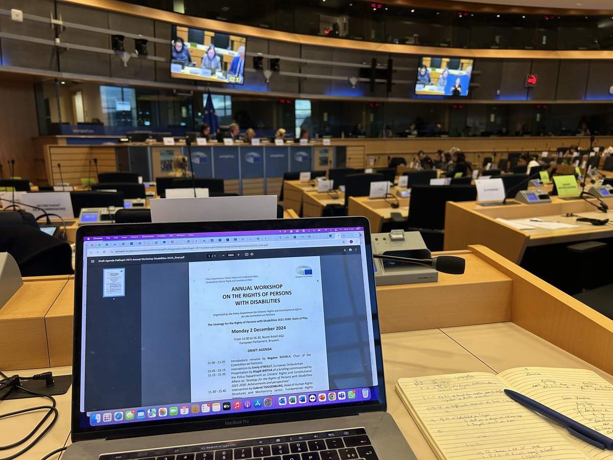 European Union of the Deaf (@eud_brussels) on Twitter photo EUD Policy Manager <a href="/Alexblxs1/">Alexandre Bloxs</a> represented EUD at the Annual Workshop on the Rights of Persons with Disabilities during the @EuropeanParliament's #DisabilityRightsWeek
We applaud the provision International Sign interpretation. #DisabilityRights #InclusionMatters #SignLanguage EUD Policy Manager <a href="/Alexblxs1/">Alexandre Bloxs</a> represented EUD at the Annual Workshop on the Rights of Persons with Disabilities during the @EuropeanParliament's #DisabilityRightsWeek
We applaud the provision International Sign interpretation. #DisabilityRights #InclusionMatters #SignLanguage