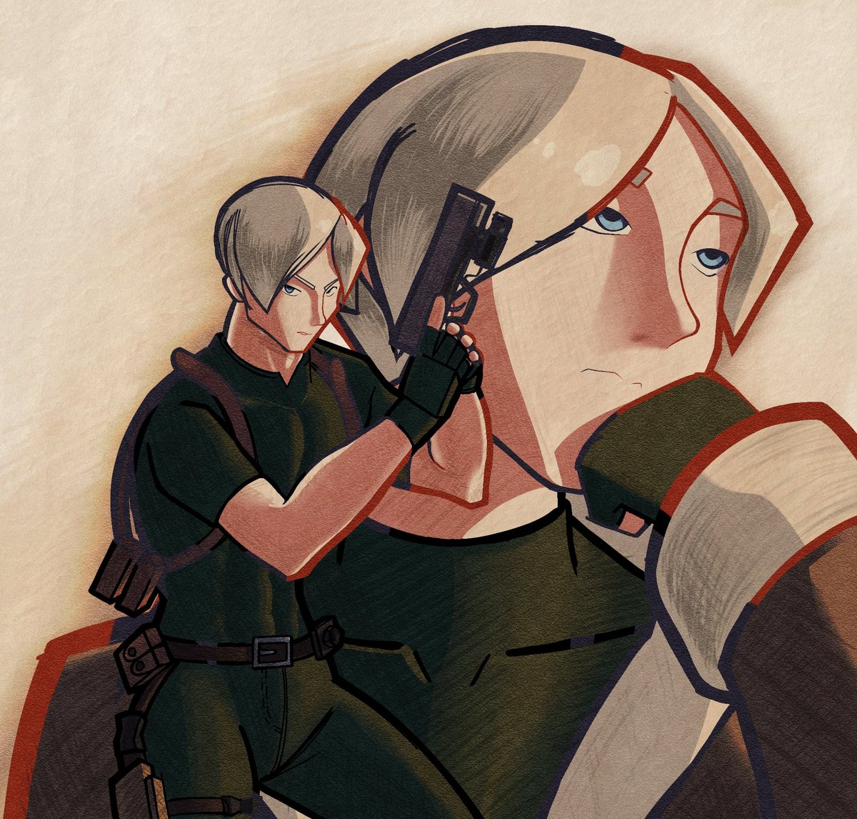 Hisan8090's tweet photo. Leon S. Kennedy - RE4

#ResidentEvil #ResidentEvil4 #ResidentEvil4Remake #residentevilfanart #fanart #fypシ https://t.co/SHDAUuyrQ5