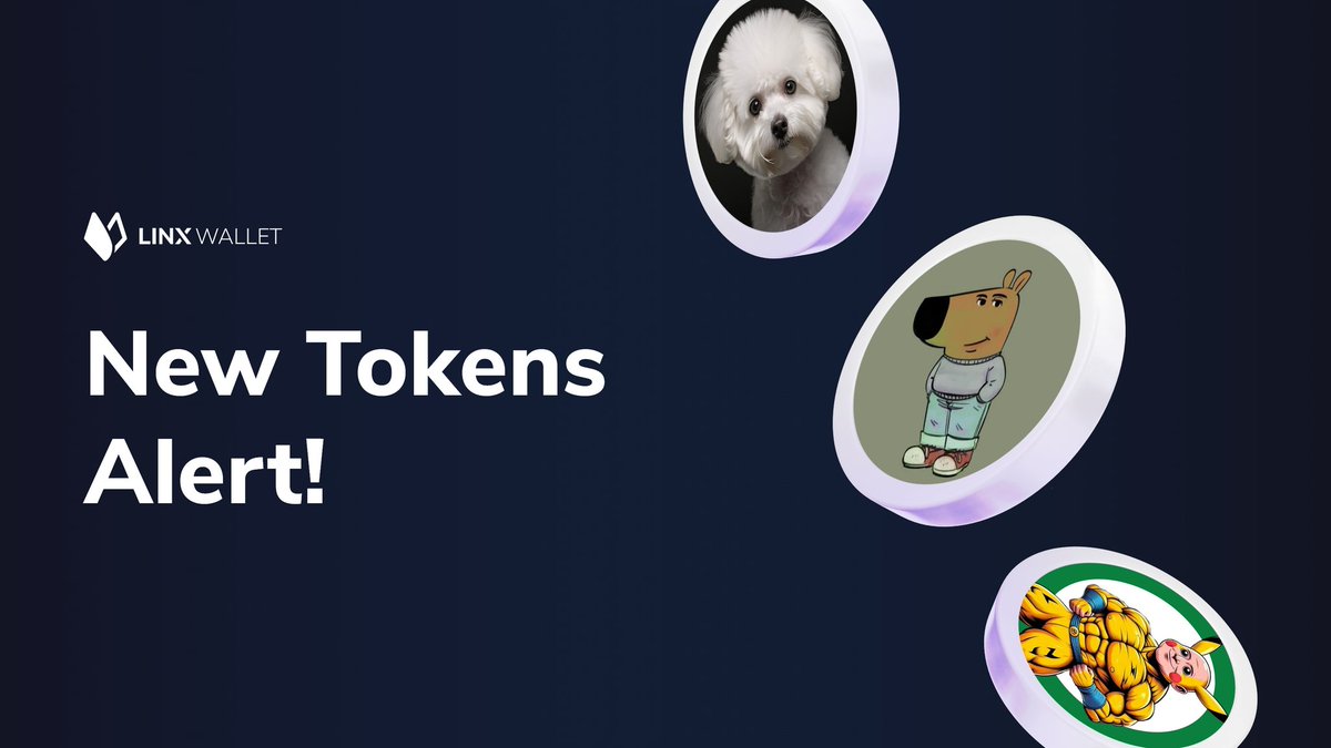 More tokens added!🥳

Manage and trade your $kadena, $chillguy and $bichonfrise now on the <a href="/kadena_io/">Kadena</a> blockchain directly in your <a href="/LinxWallet/">Linx</a> !

📱 Get the latest Linx Wallet:
IOS: apps.apple.com/us/app/thinedg…
Android: play.google.com/store/apps/det…