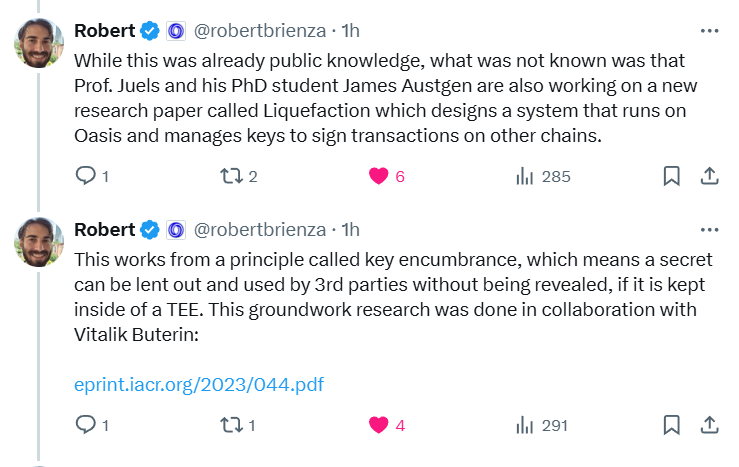 Crimejoker's tweet photo. $ROSE 🌹 @OasisProtocol  🤝 @VitalikButerin $ETH https://t.co/vzjsgDUNUB