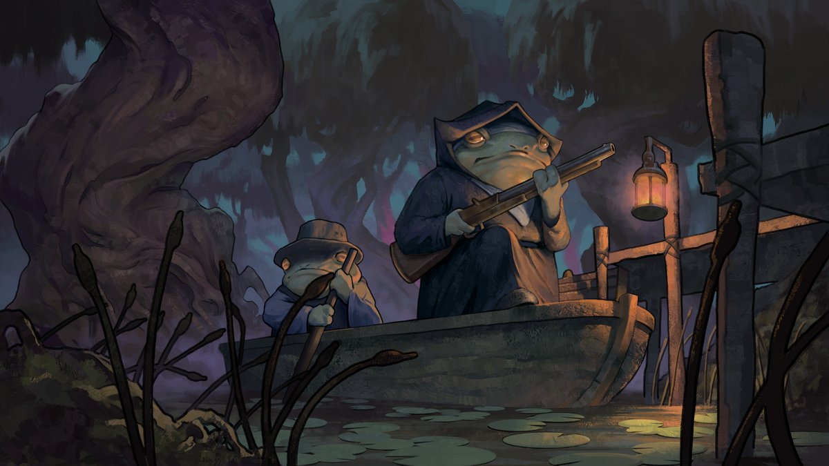 Hello ! I did fews illustrations for the indie game <a href="/ToadsOfTheBayou/">Toads of the Bayou</a>