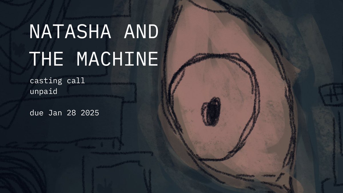 MarshProds's tweet photo. AUDIO DRAMA #castingcall !!

A sci-fi horror podcast about devotion. All information is on the document below ^^

2 main roles, 3 supporting, 1 minor 

https://t.co/I42l9CEcfm https://t.co/MxWuOjIwTr