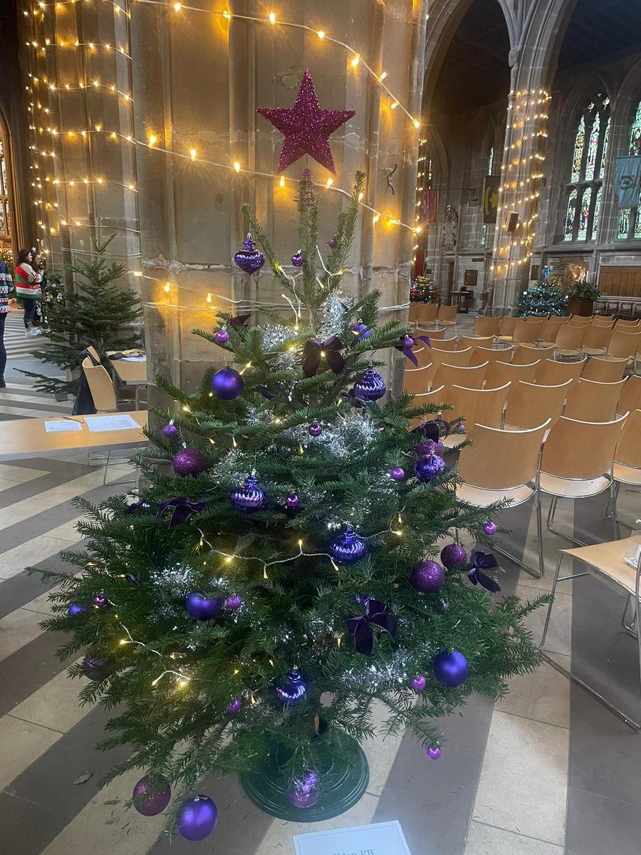 Today the Eden team took the time to support our neighbours at St Mary's Church in the Lace Market for its annual Christmas Tree Festival.

Our Eden-themed purple tree is a real head-turner this year 💜
