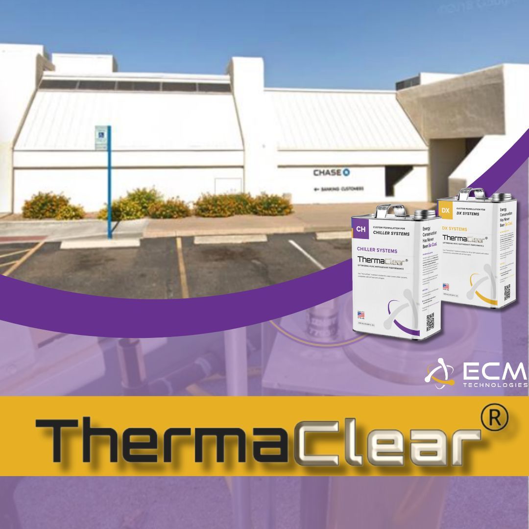 We tested ThermaClear® at a retail bank in Tempe, AZ, targeting HVAC efficiency, energy savings, and GHG reductions. Early results show improved supply air temps &amp; reduced compressor workload. Stay tuned for detailed insights buff.ly/3RAMToD
#ECMT #ThermaClear #HVAC