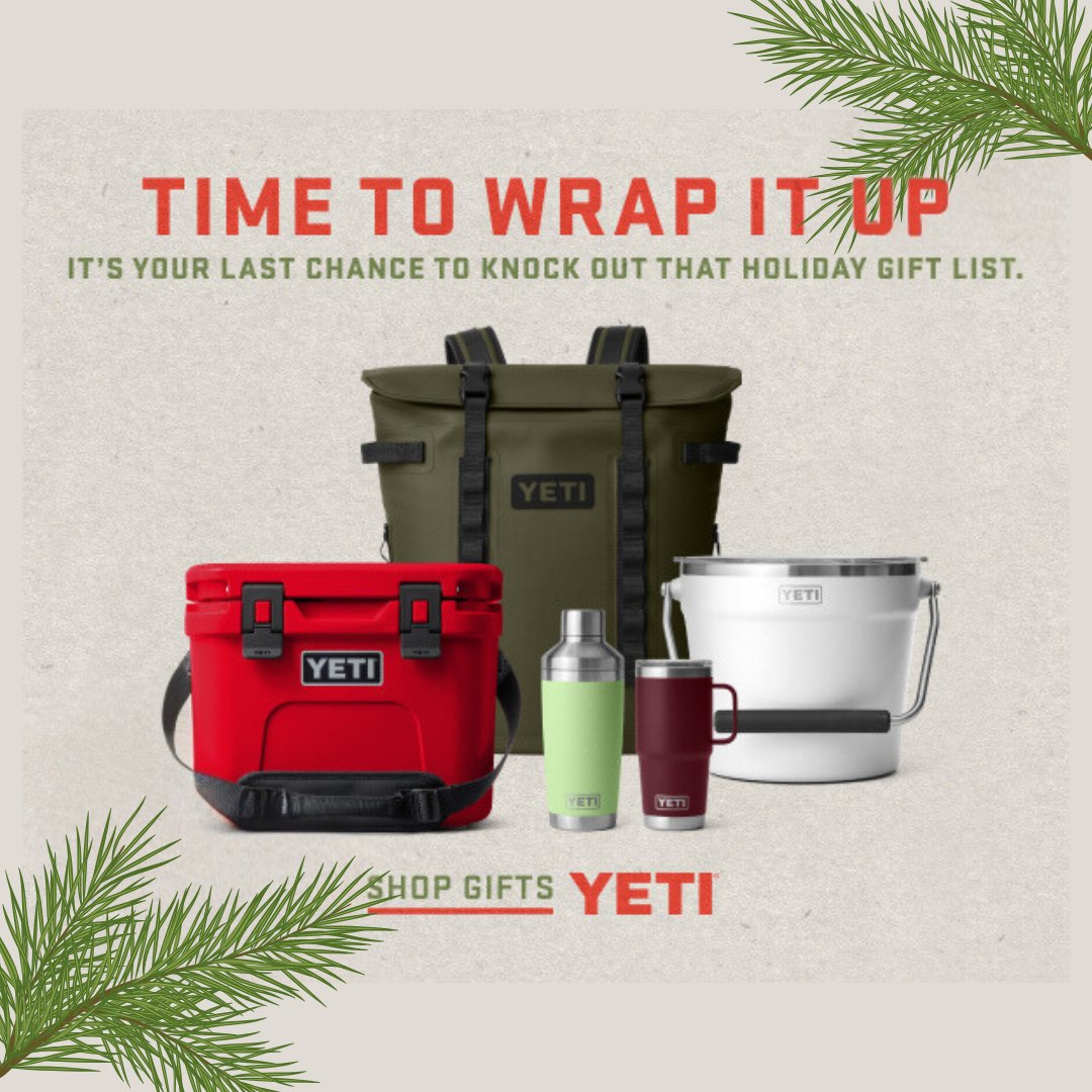 SFS_NB's tweet photo. Let us help you cross some items off of your Christmas List with our Collection of YETI Drinware and Coolers. Guaranteed we have something for EVERYONE on your list. https://t.co/8HWwfLhjLu