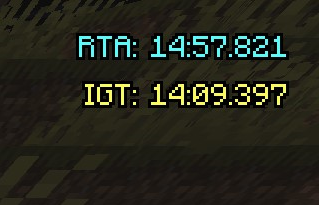 ive been running minecraft 1.16 recently and got a time that im pretty happy with for now (14:09), maybe its time to learn 0 cycle 🤔