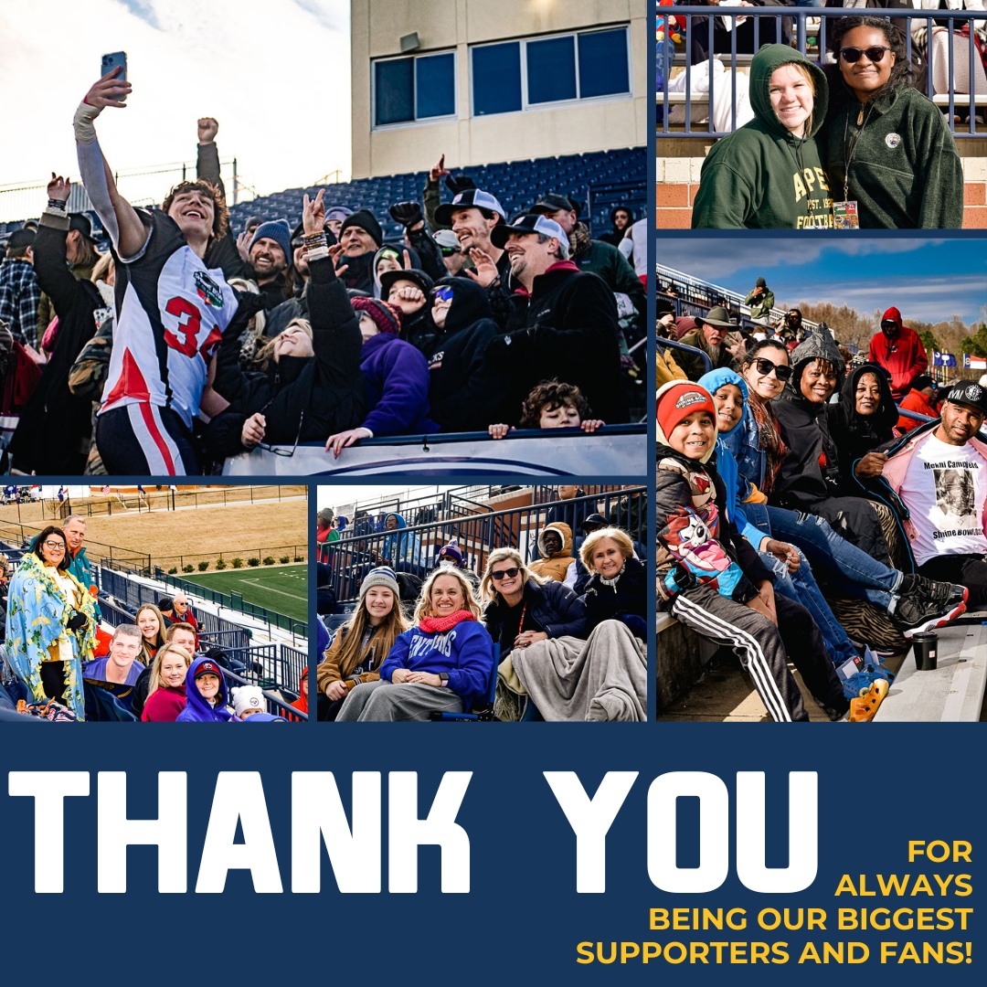 A huge THANK YOU to all our amazing parents and fans who brave the cold to cheer us on and support the Shrine Bowl! Your dedication helps us celebrate the spirit of football while supporting a greater cause—helping children in need through the Shriners Hospitals. 🏈❤️ #FanAppr...