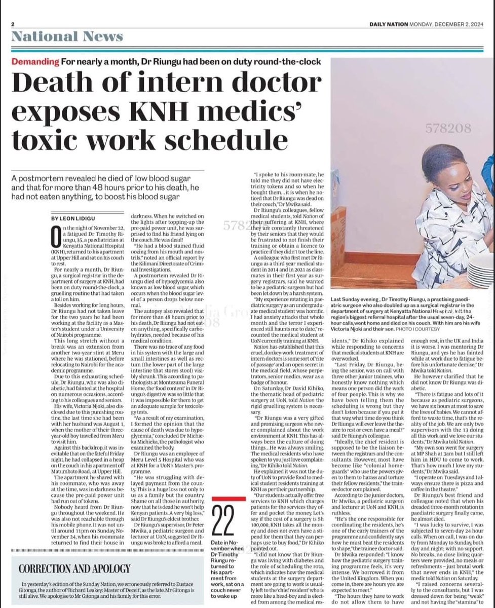 Not taking any action concerning the plight of doctors is making a choice for an ineffective healthcare system irrespective of what else we invest in

Exhausted and depressed drs are bad for the health of the health system beyond the worrying personal harm and preventable deaths.