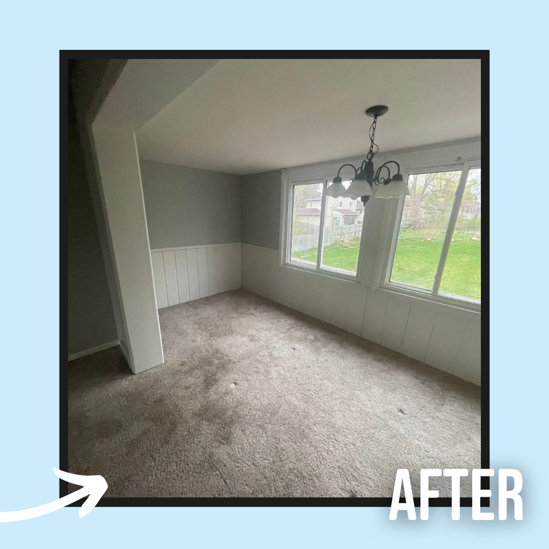 Check out this amazing dining room out transformation completed by our team of Betties! 🏠✨ 

☎️ One Call Does It All: (734) 994-1000 or visit our website to get your project started today at bettybrigade.com