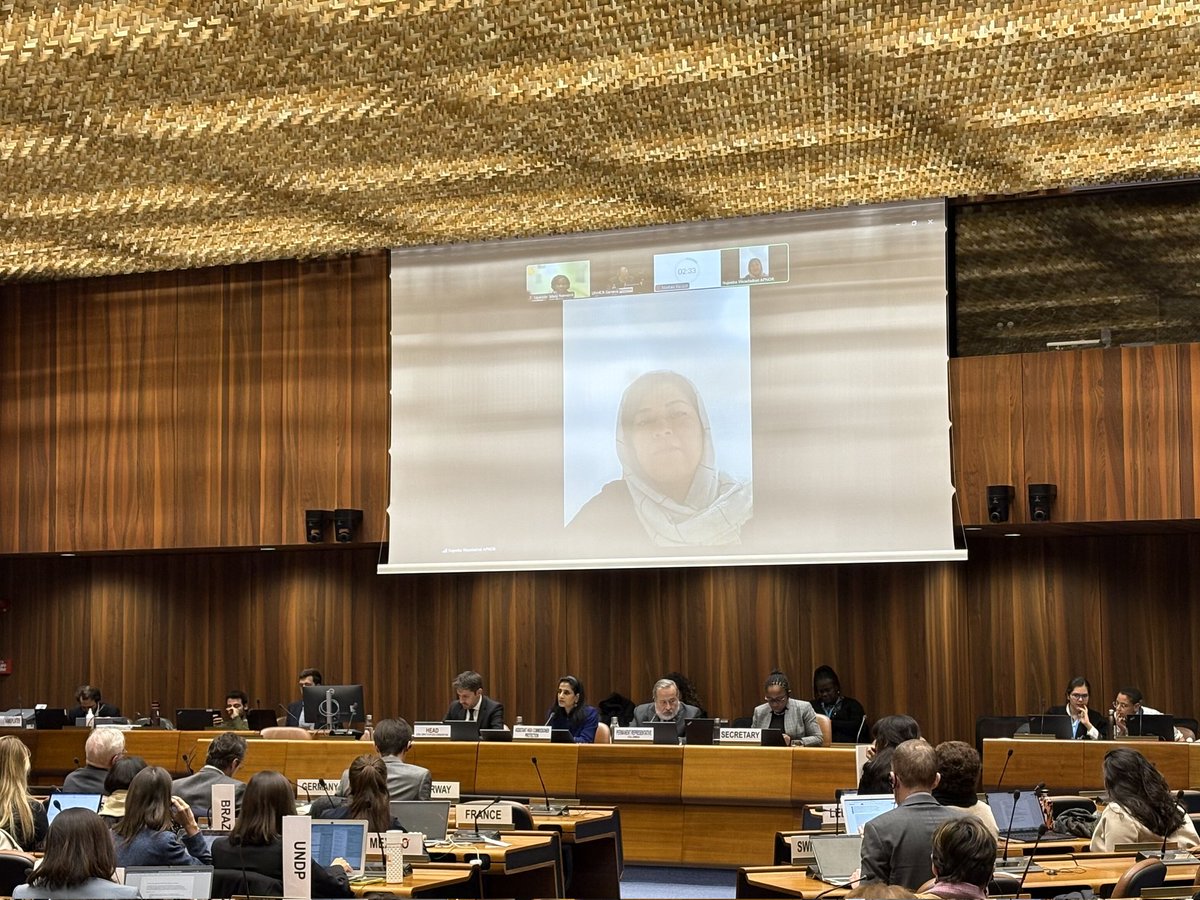 UnifarmC's tweet image. At the 4th quarterly informal briefing on the #RefugeeCompact, #MeaningfulRefugeeParticipation pledge signatories highlighted:
-Great MRP progress since 2023 GRF
-Legal/funding barriers still limiting full refugee engagement
-All must commit deeper to amplifying refugee voices
