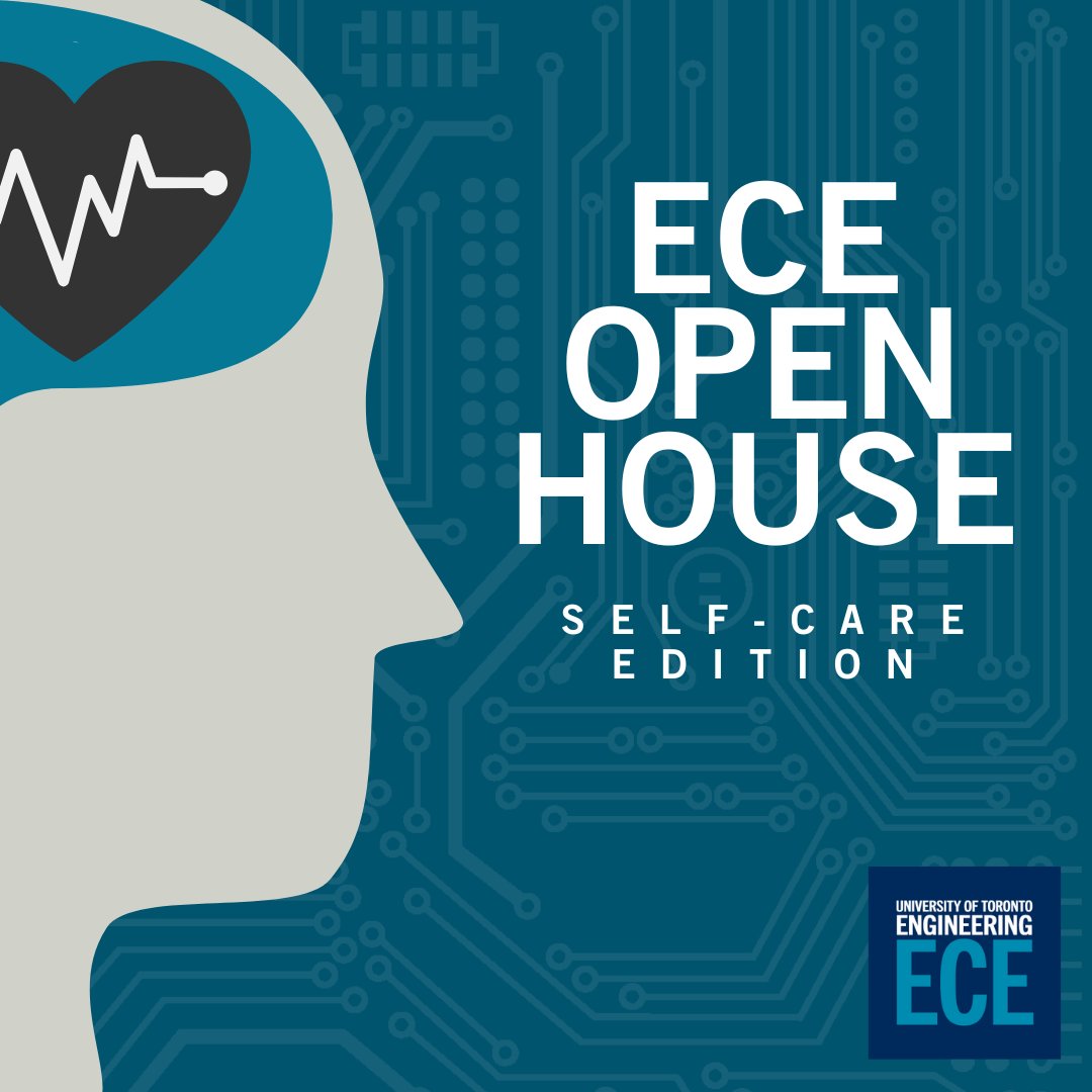 Exam season is here so step into the ECE Open House: Self-Care Edition for a quick breather! Stop by SF 1024 this Wednesday, Dec 4th from 12-2 pm to learn more about the health and wellness resources available to you. #eceuoft #uoftengineering #mentalhealth #wellness