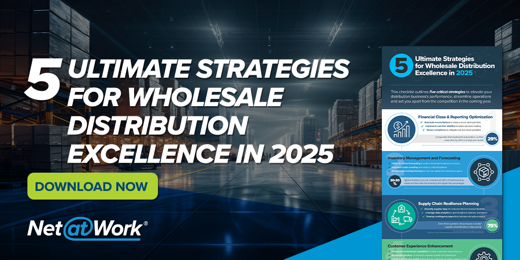 #WholesaleDistributors: Your Roadmap to 2025.
The industry is changing fast—are you keeping up? Check out this quick, visual guide to the 5 strategies driving #distribution excellence in 2025.
See what’s shaping the future of operations, efficiency, and growth—all in one